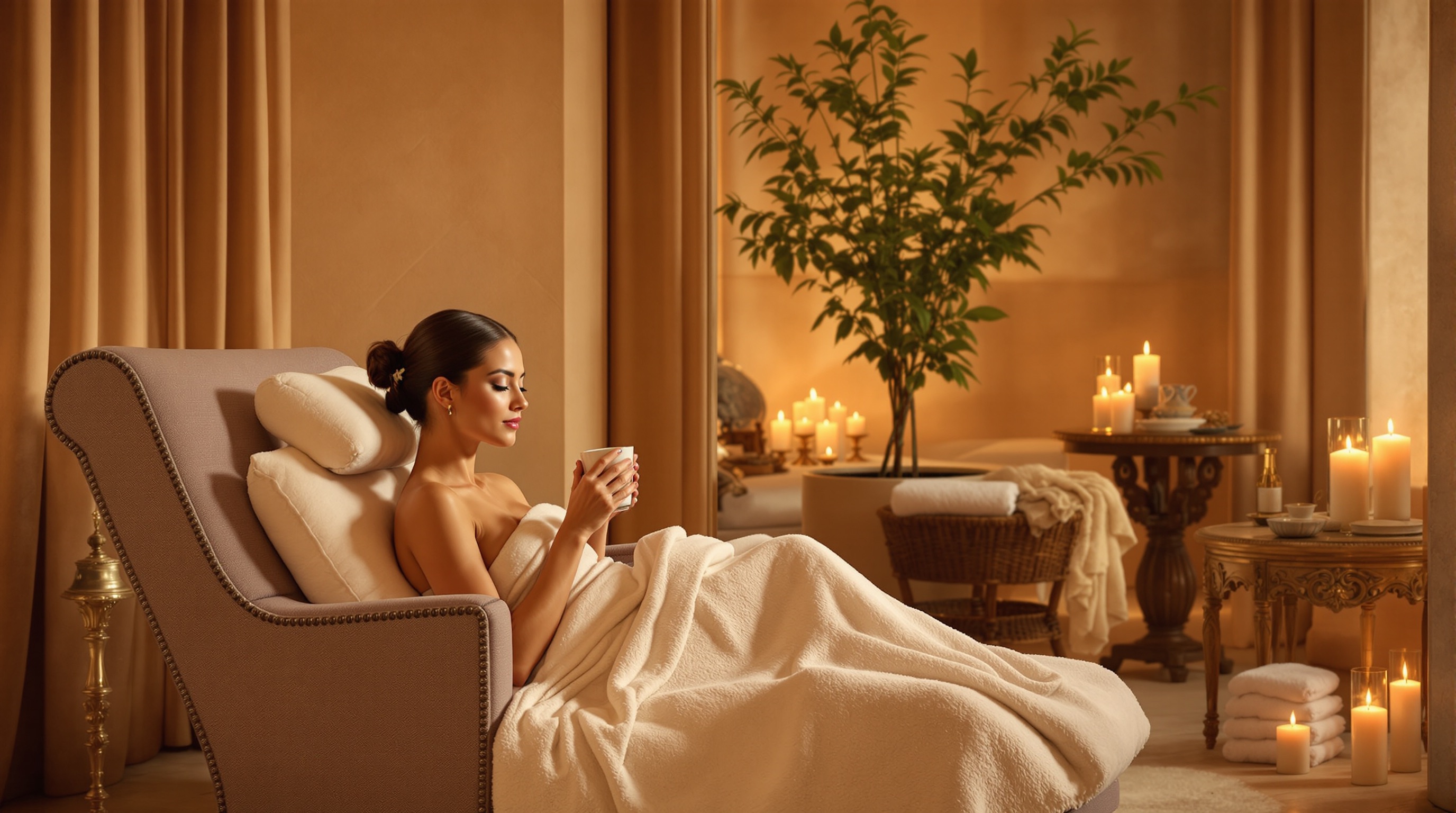 Hero background - Relaxing spa ambiance